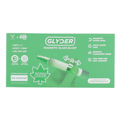 VS X E420 Glyder Magnetic Blunt Quartz Chillum 3.5in