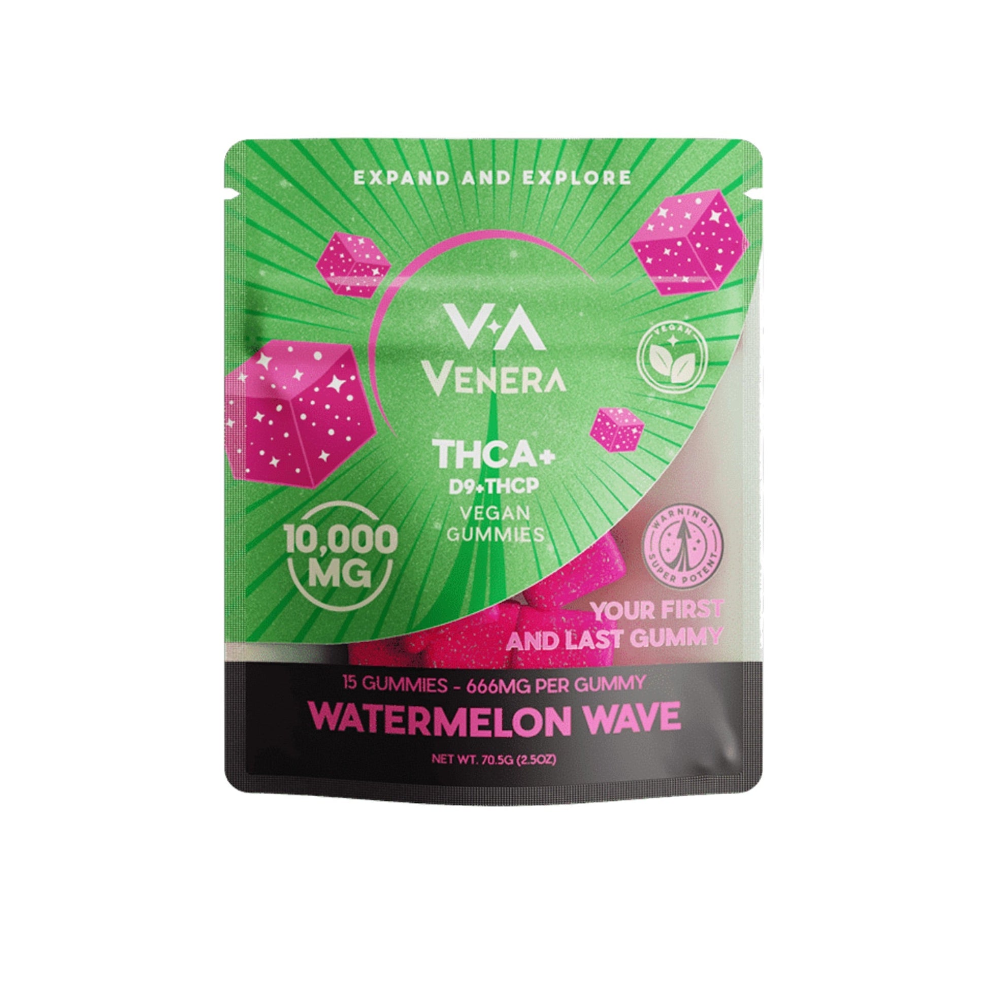 Venera THC-A Watermelon Wave Gummies 10000mg 15ct