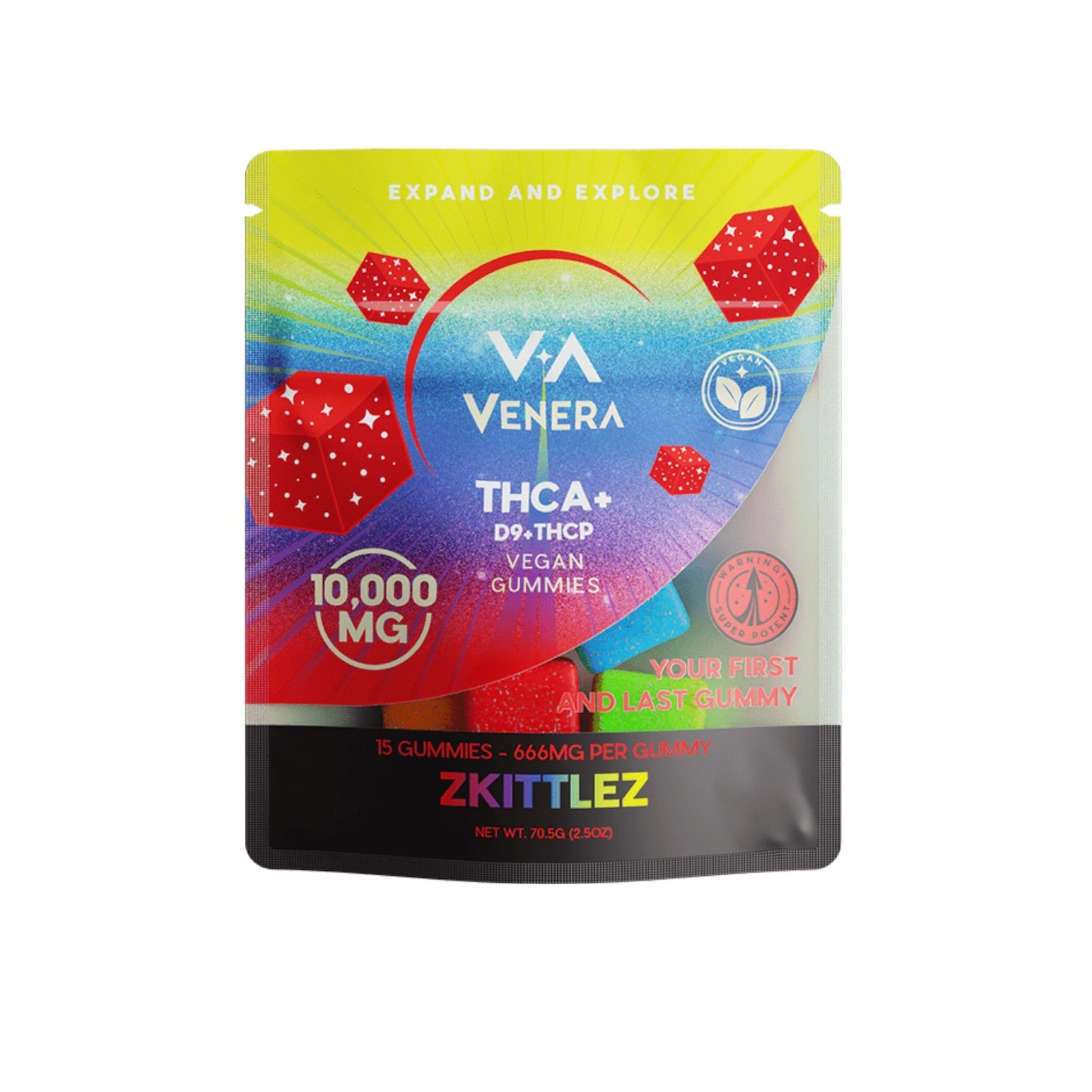 Venera THC-A Zkittlez Gummies 10,000mg