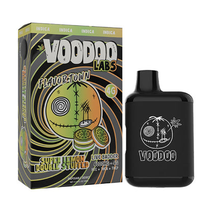 Voodoo Flavortown Live Badder THC-A Vaporizer 4000mg