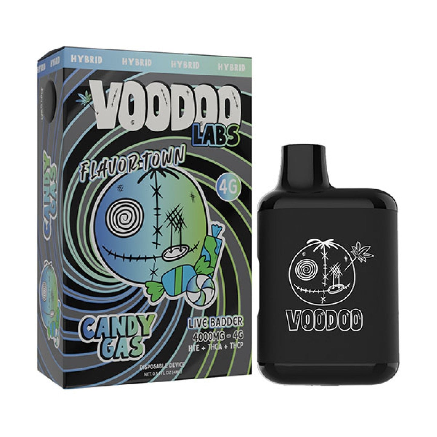 Voodoo Flavortown Live Badder THC-A Vaporizer 4000mg