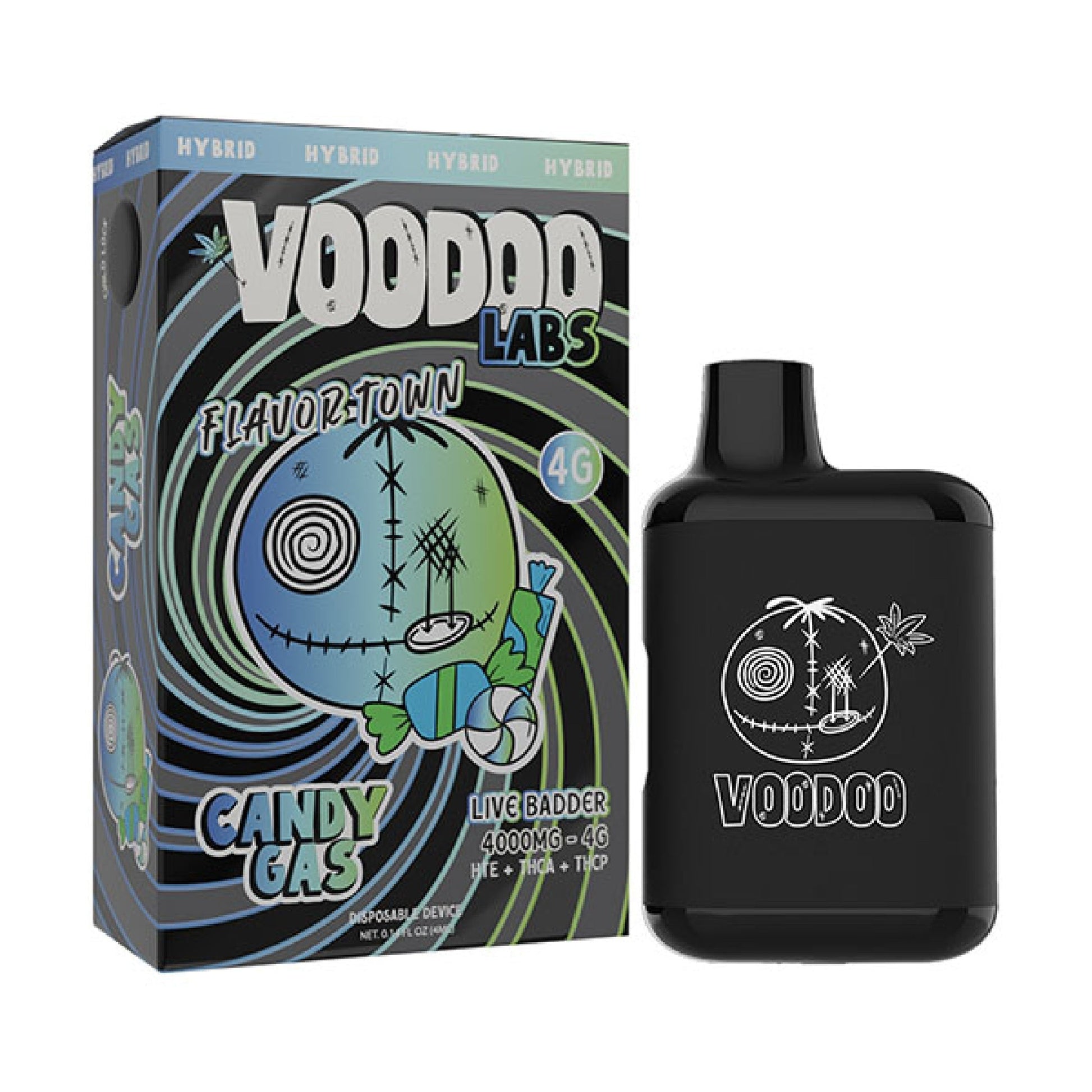 Voodoo Flavortown Live Badder THC-A Vaporizer 4000mg