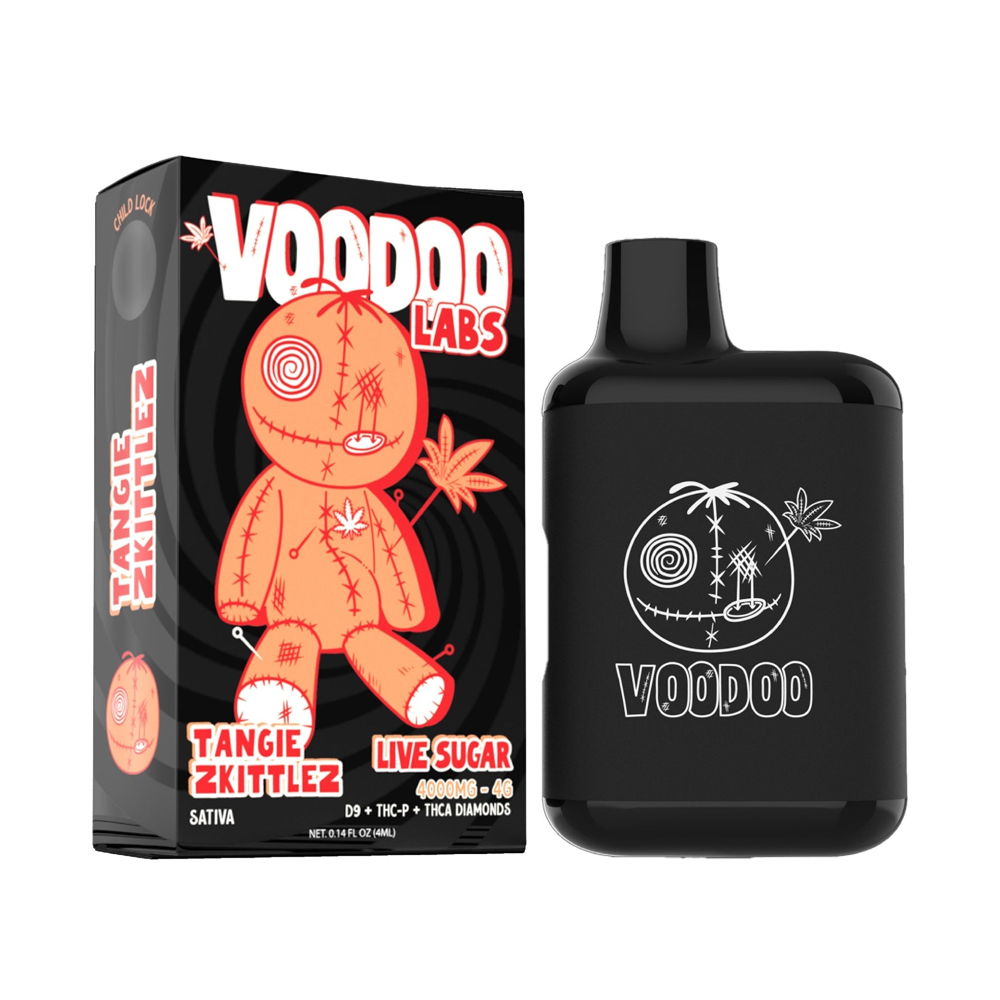 Voodoo Live Sugar THC Vaporizer 4000mg