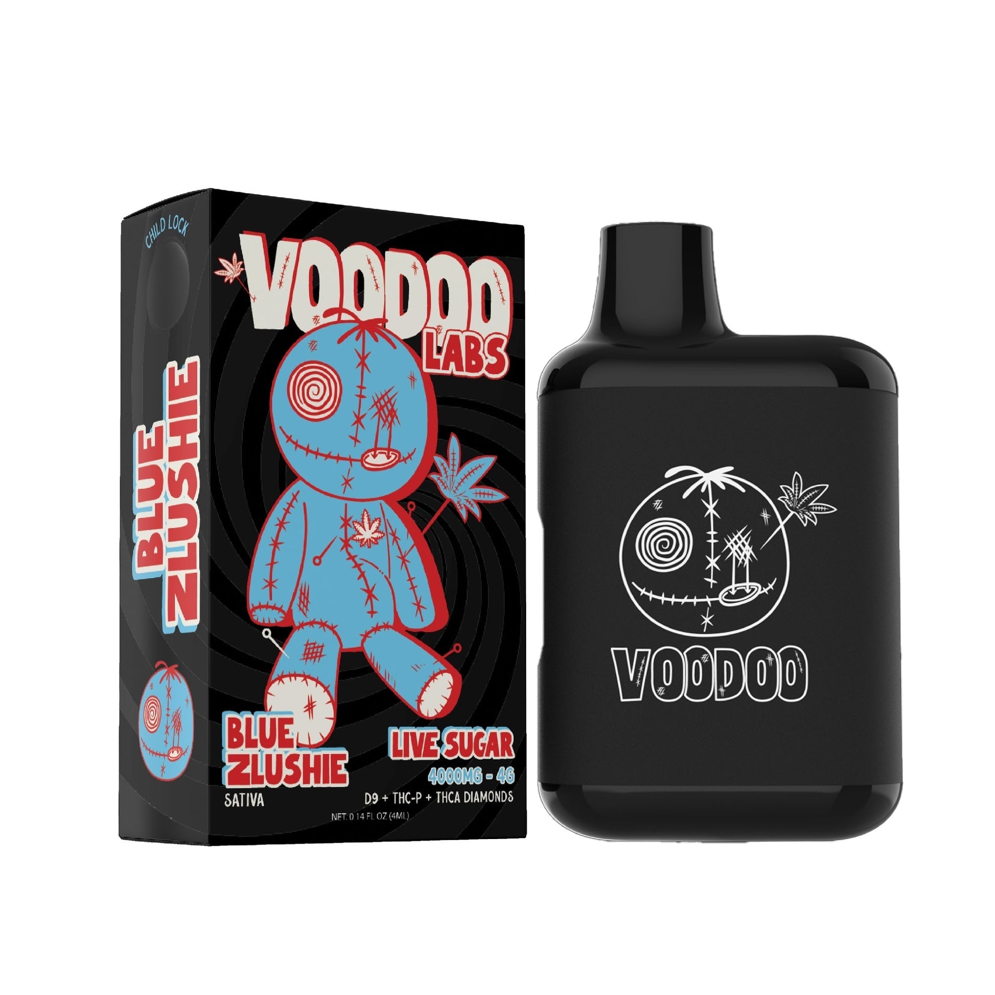 Voodoo Live Sugar THC Vaporizer 4000mg