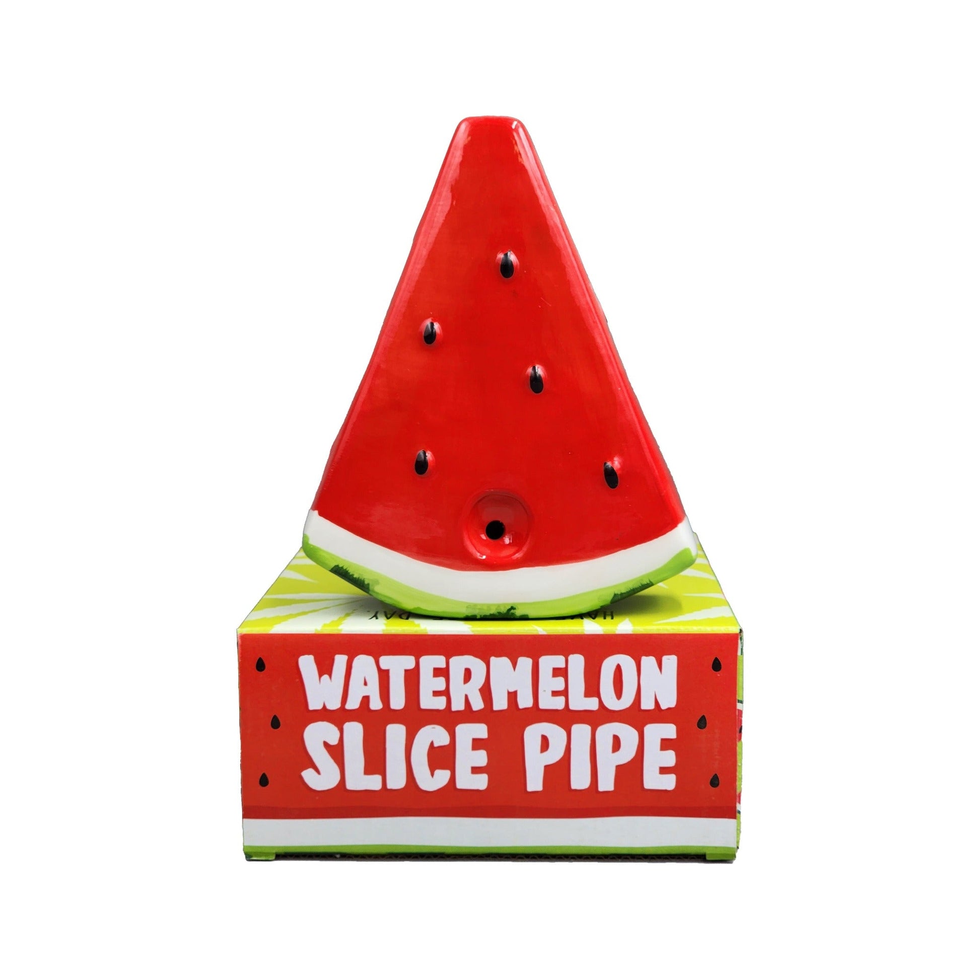 Fashioncraft Watermelon Slice Pipe 6in Ceramic