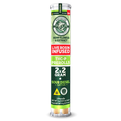 White Fish Live Rosin THC-P Pre-Roll 4g 2ct