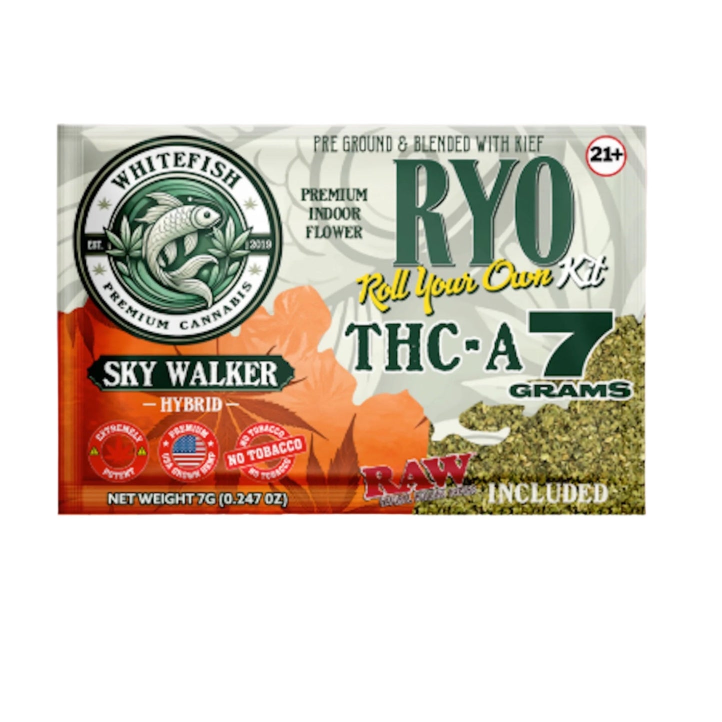 White Fish THC-A RYO Kit 7g