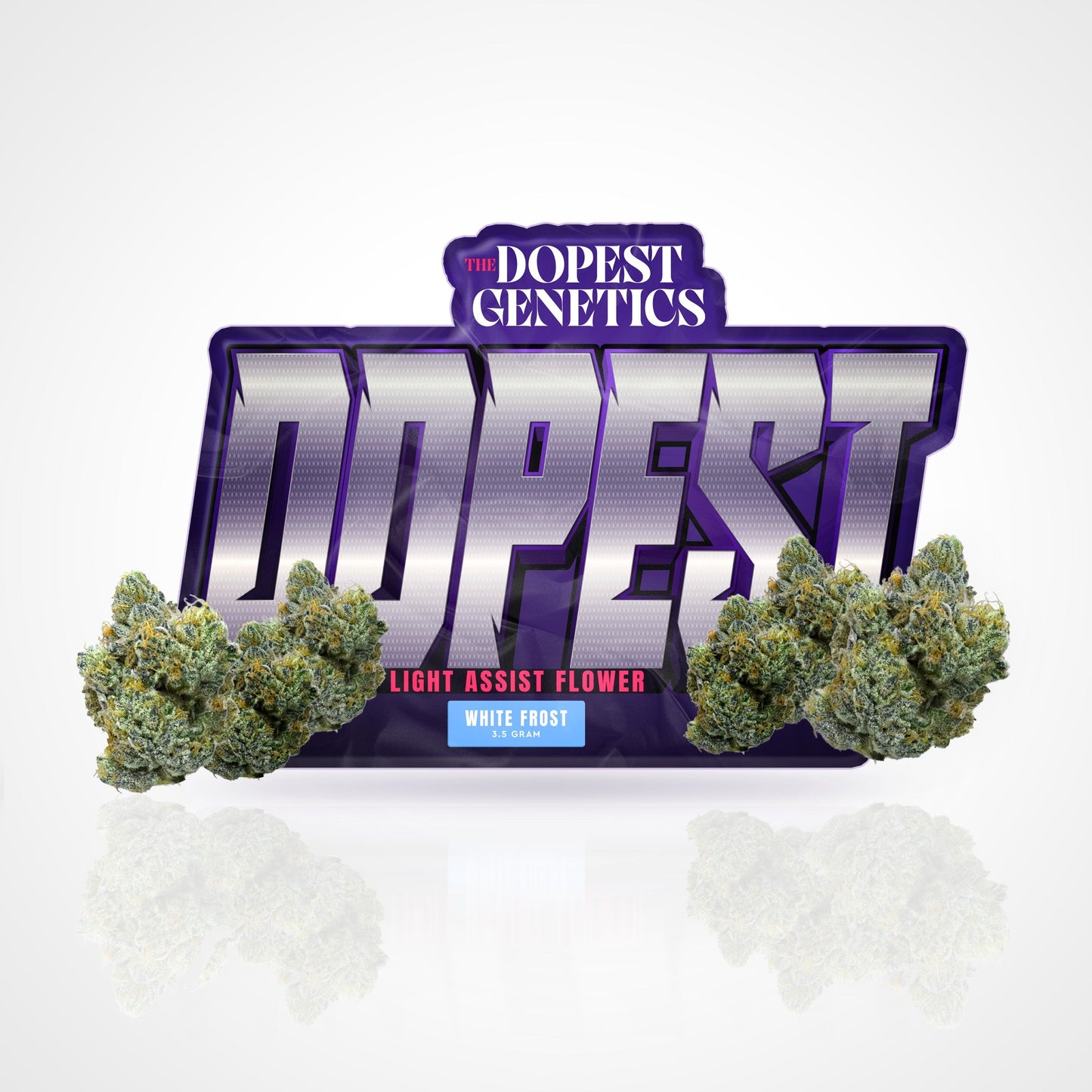 The Dopest Premium White Frost Hybrid Flower 3.5g