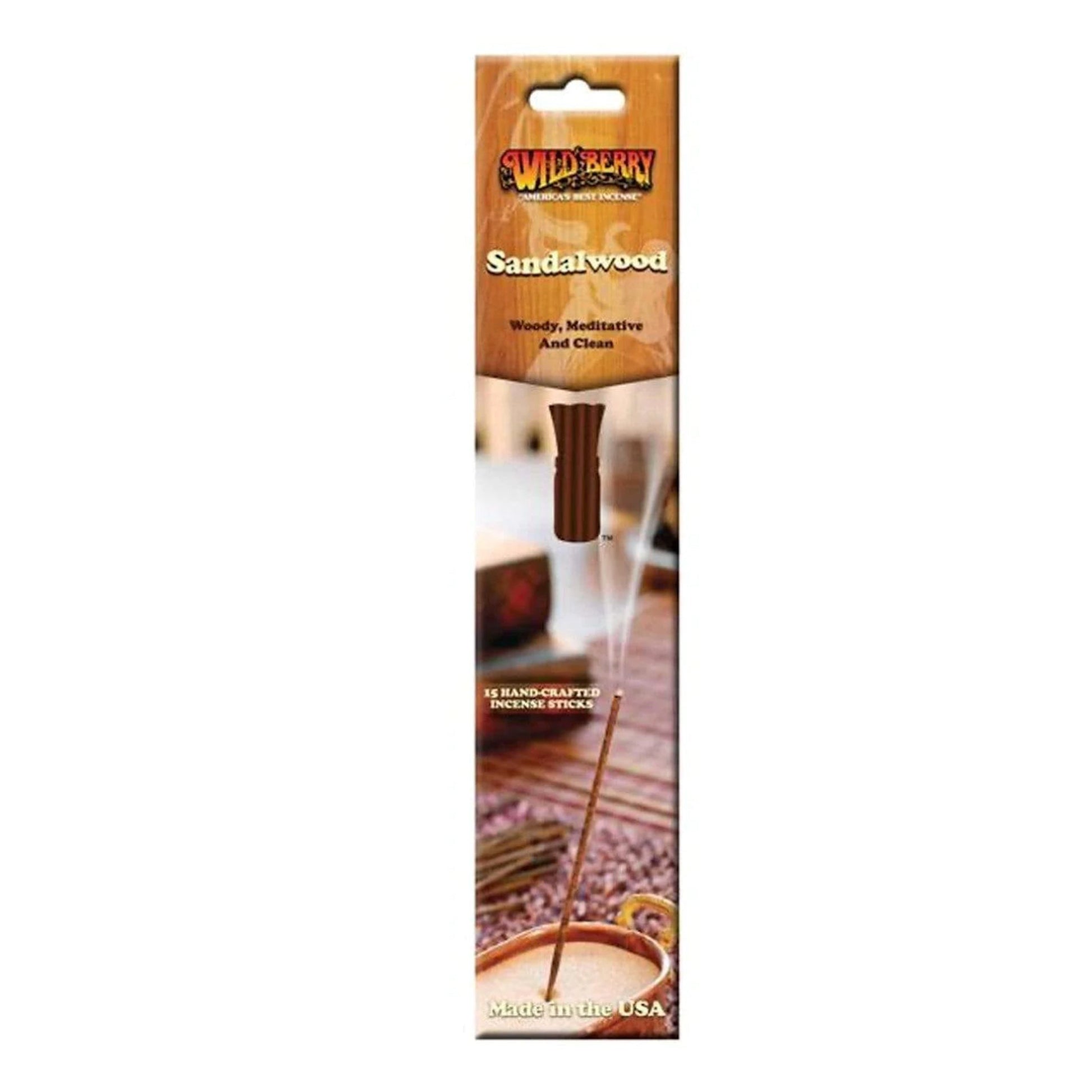Wild Berry Incense 15 Pack Hand Dipped Stick