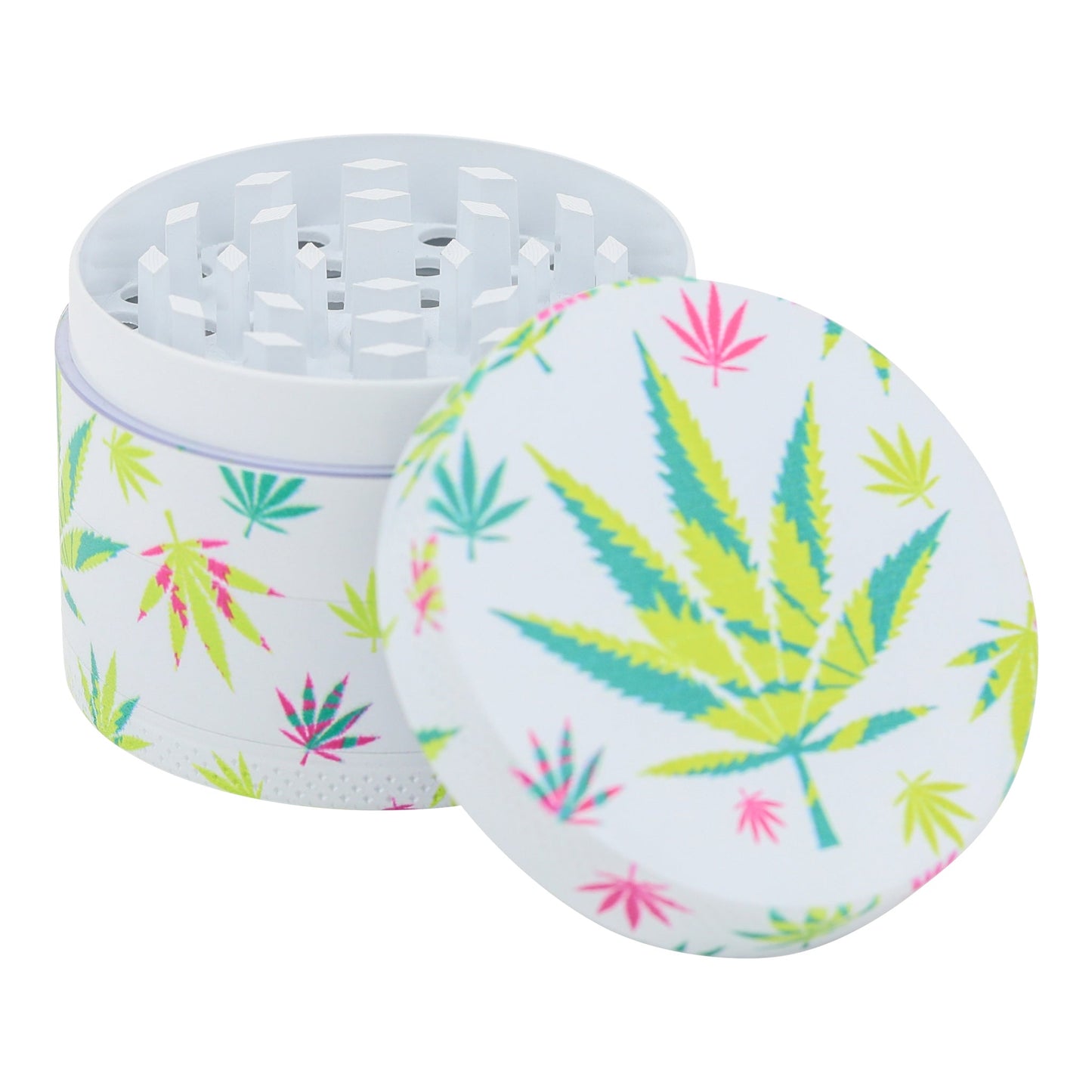 Everything 420 Wrapped Leaf Grinder 50mm 4-Piece Metal
