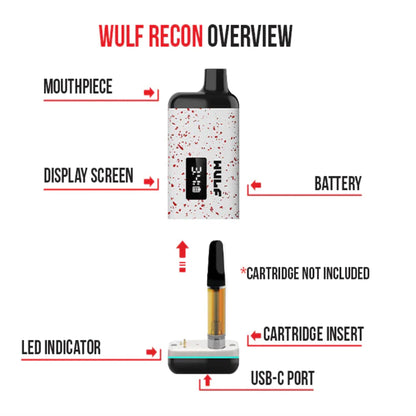 Wulf Recon Cartridge Vaporizer 650mAh