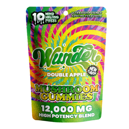 Wunder Ultra High Potency Mushroom Gummies 12000mg 10ct