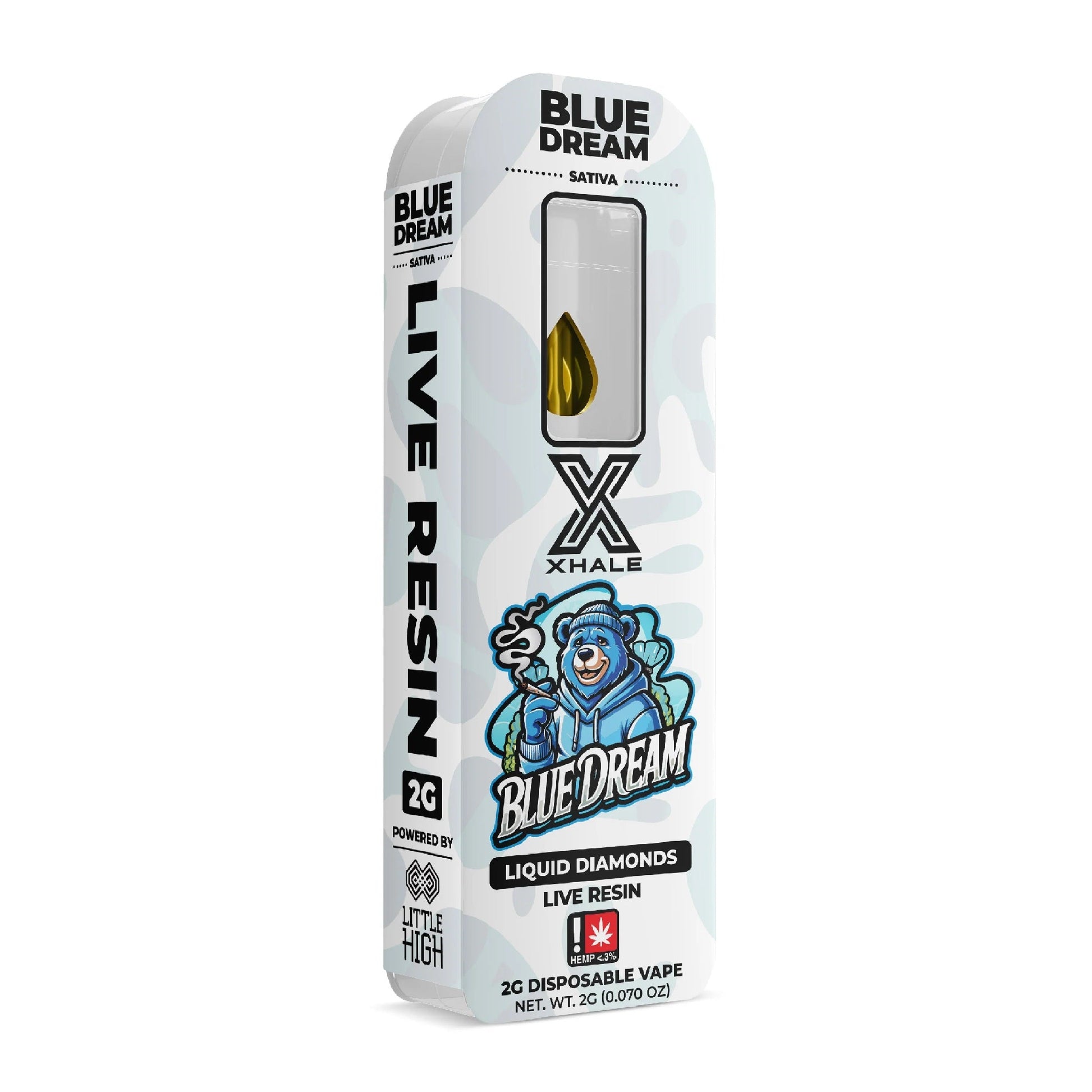 Xhale Live Resin THC-A Vaporizer 2000mg