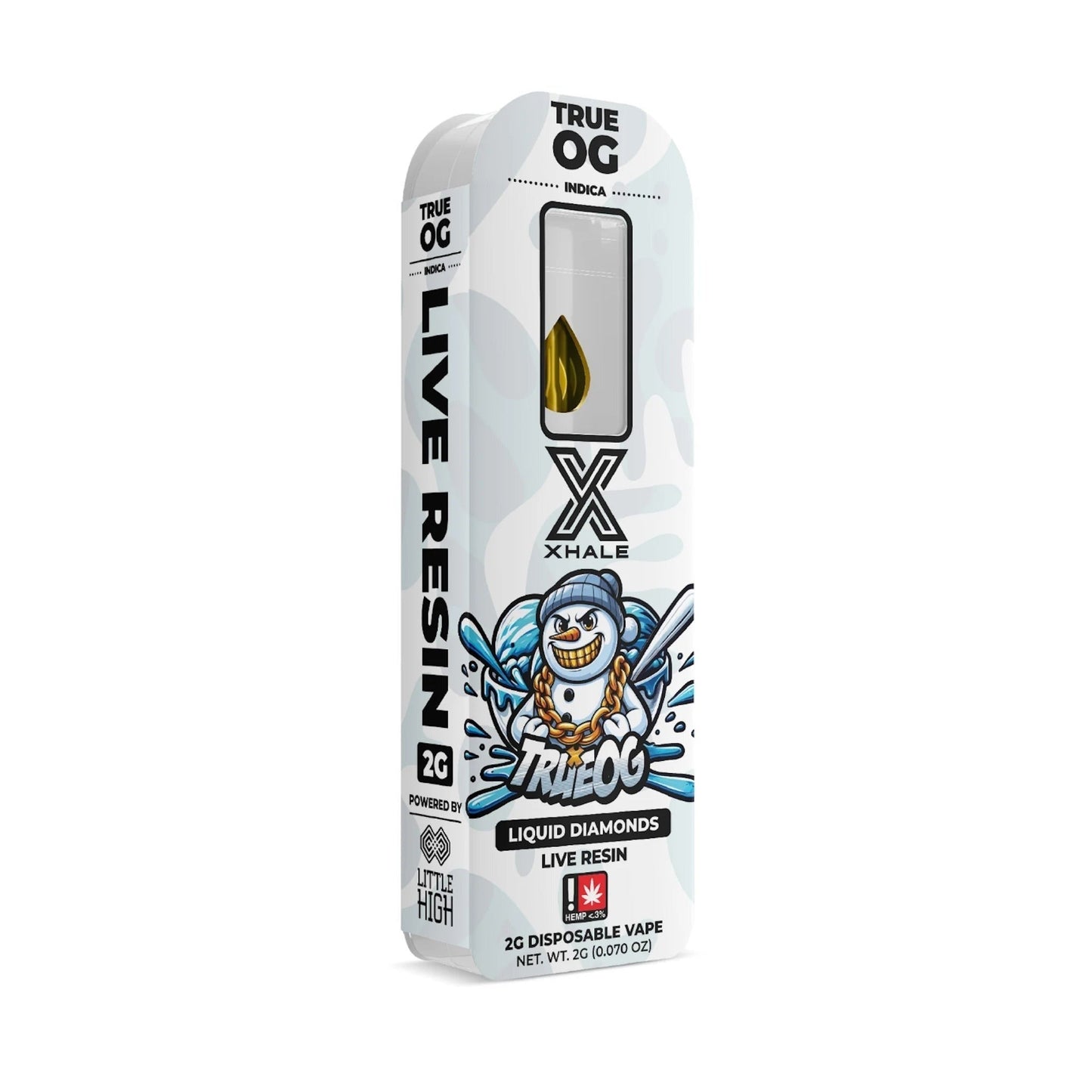 Xhale Live Resin THC-A Vaporizer 2000mg