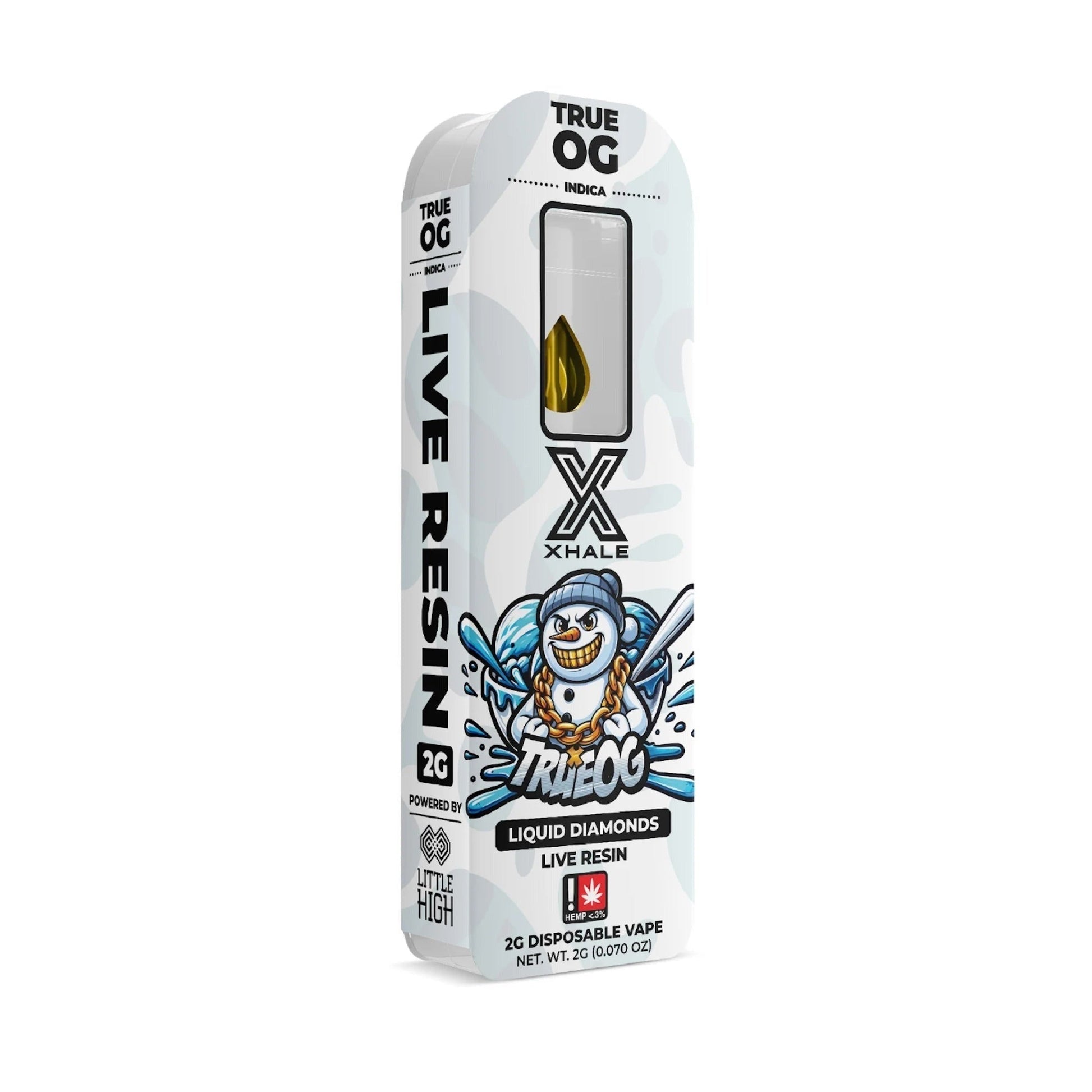Xhale Live Resin THC-A Vaporizer 2000mg