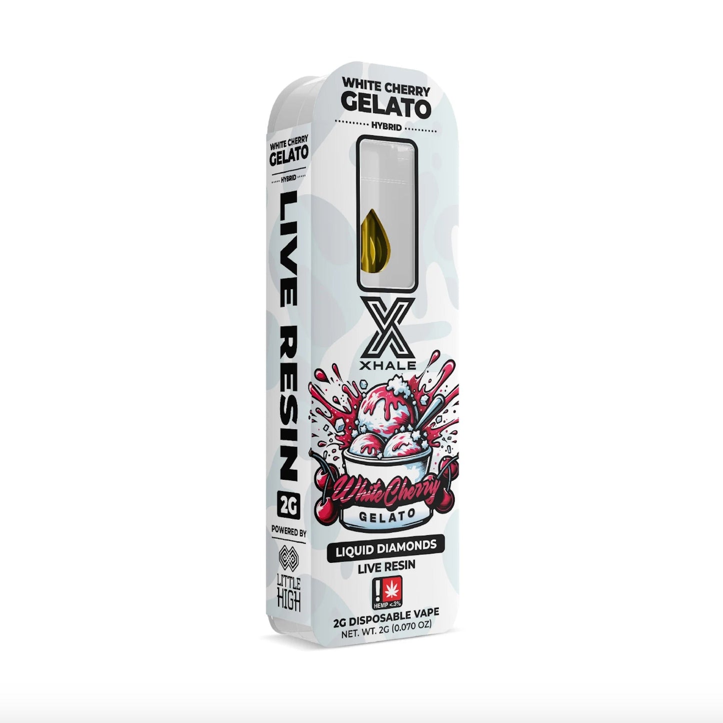 Xhale Live Resin THC-A Vaporizer 2000mg