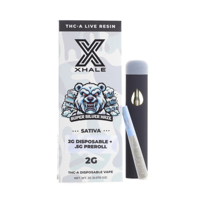 Xhale Live Resin THC-A Vaporizer 2000mg + 0.5g Joint