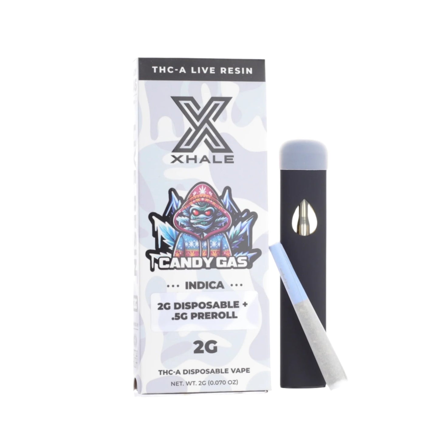 Xhale Live Resin THC-A Vaporizer 2000mg + 0.5g Joint