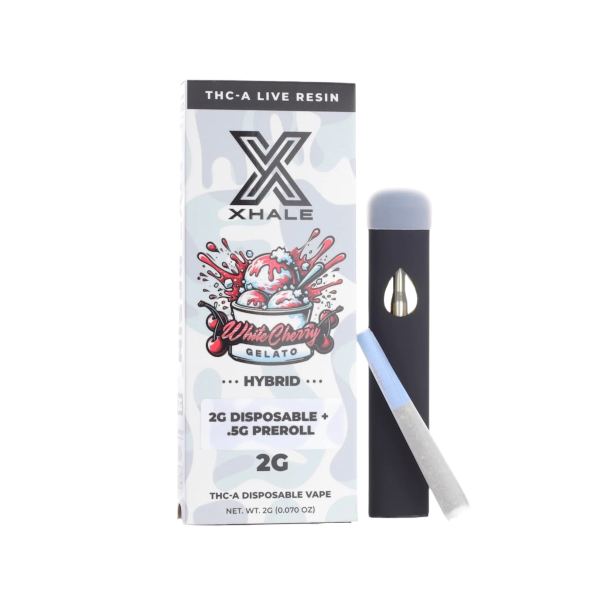 Xhale Live Resin THC-A Vaporizer 2000mg + 0.5g Joint