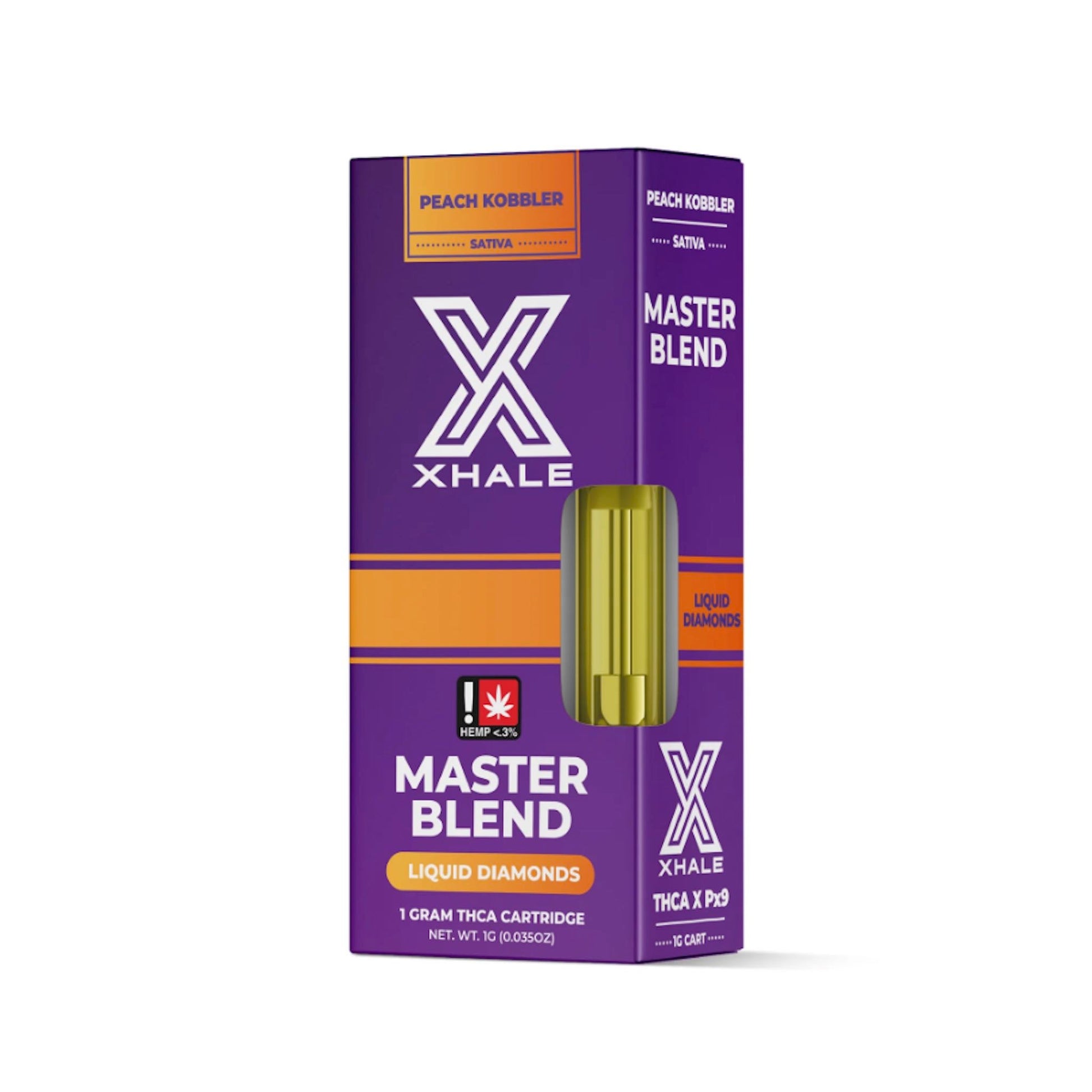 Xhale THC-A Blend Peach Kobbler Cartridge 1000mg