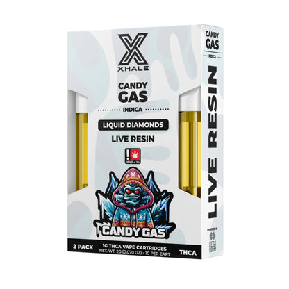 Xhale THC-A Live Resin Cartridge 2 Pack 2000mg