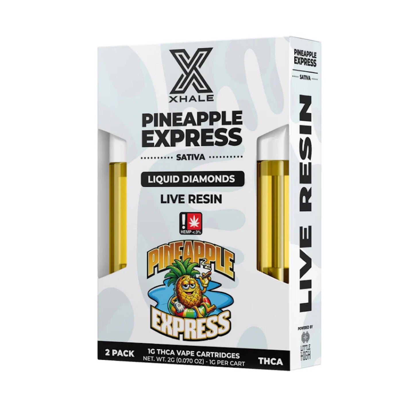 Xhale THC-A Live Resin Cartridge 2 Pack 2000mg