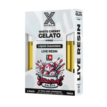 Xhale THC-A Live Resin Cartridge 2 Pack 2000mg