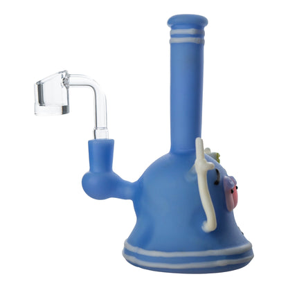 Della Luna Glass You're a Towel Bong 6in Glass Dab Rig