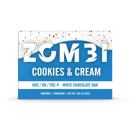 Zombi HHC D9 THC-P Mini Chocolate Bar 200mg 3 Flavors