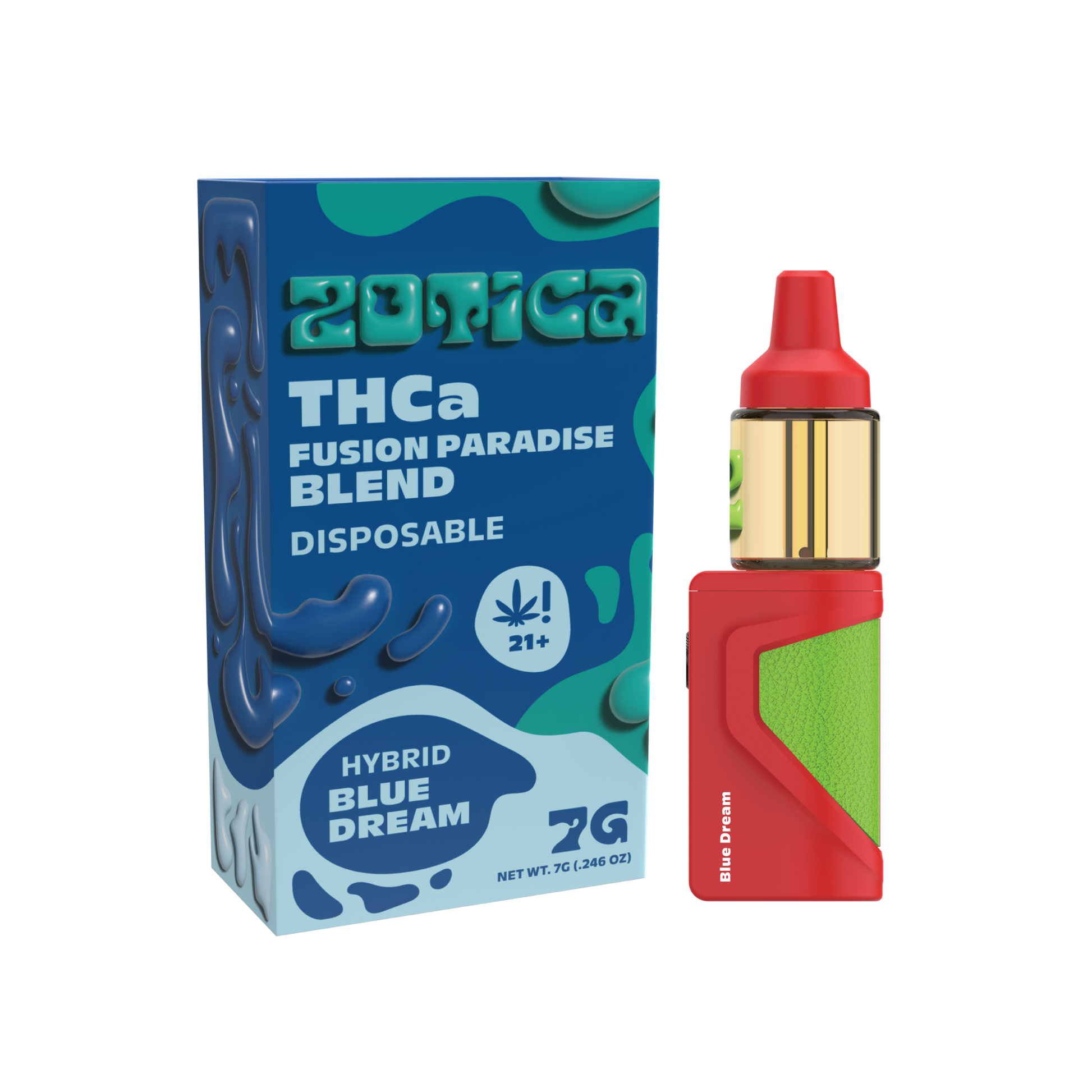 Zotica Big Cloud Blue Dream THC-A Vaporizer 7000mg