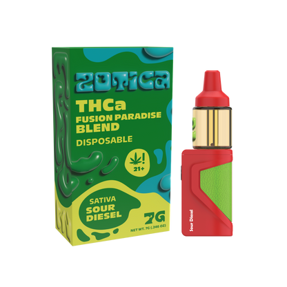 Zotica Big Cloud Sour Diesel THC-A Vaporizer 7000mg