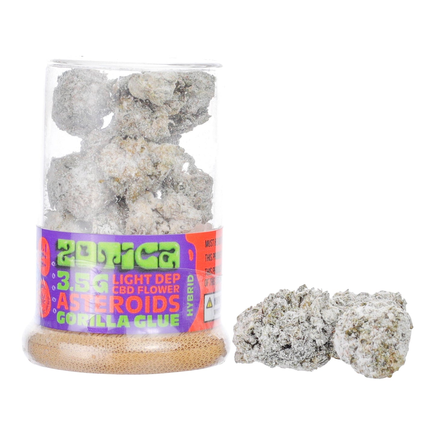 Zotica Delta 8 Asteroid Gorilla Glue Flower 3.5g