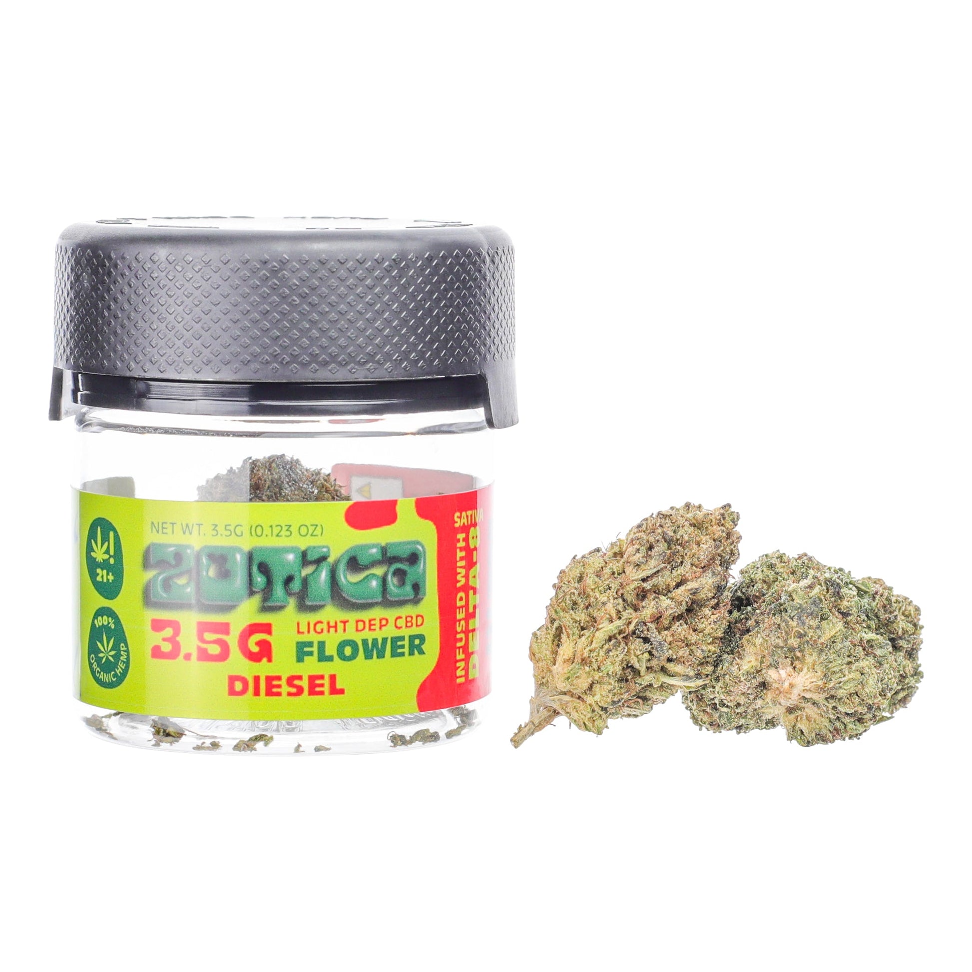 Zotica Delta 8 Sour Diesel Flower 3.5g