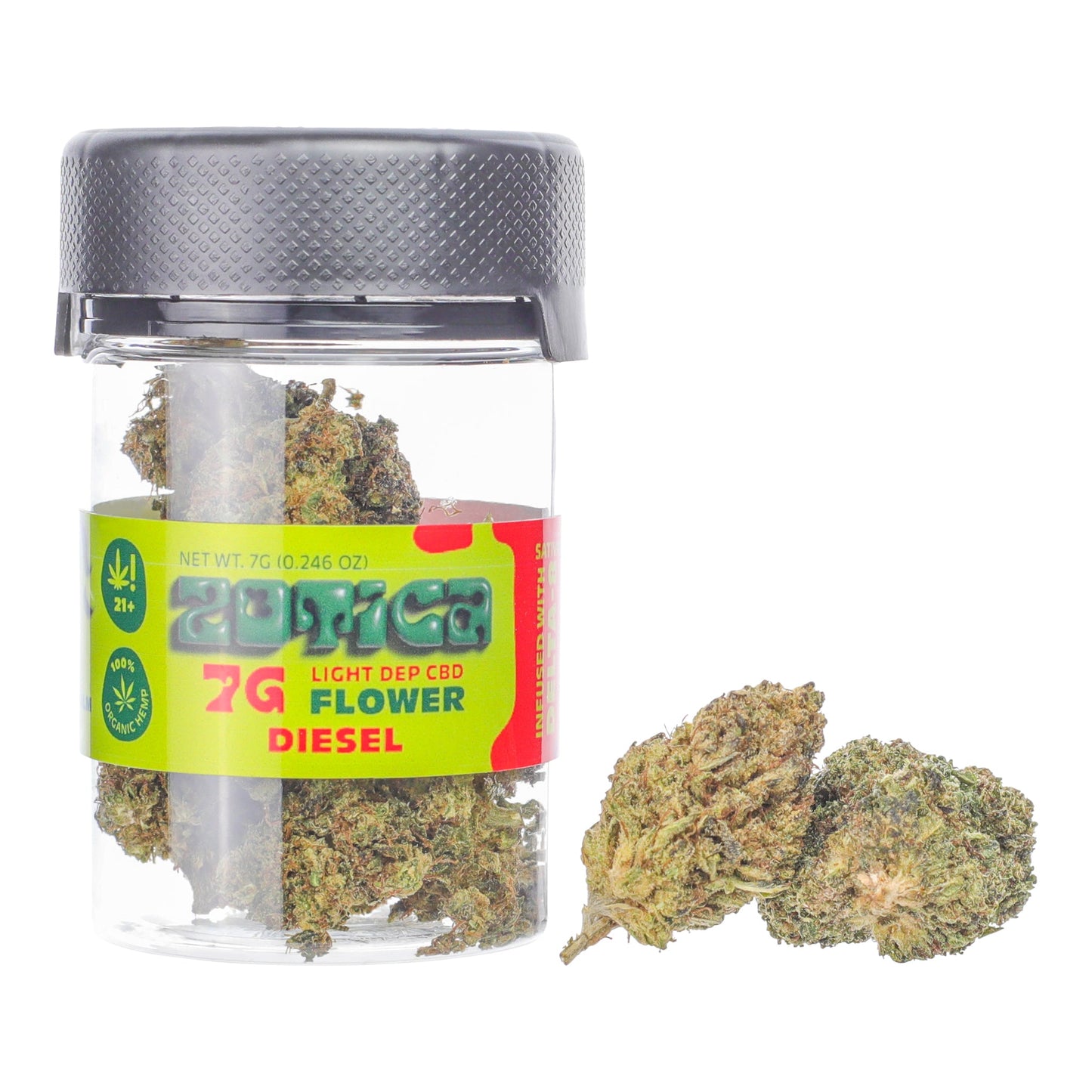 Zotica Delta 8 Sour Diesel Flower 7g