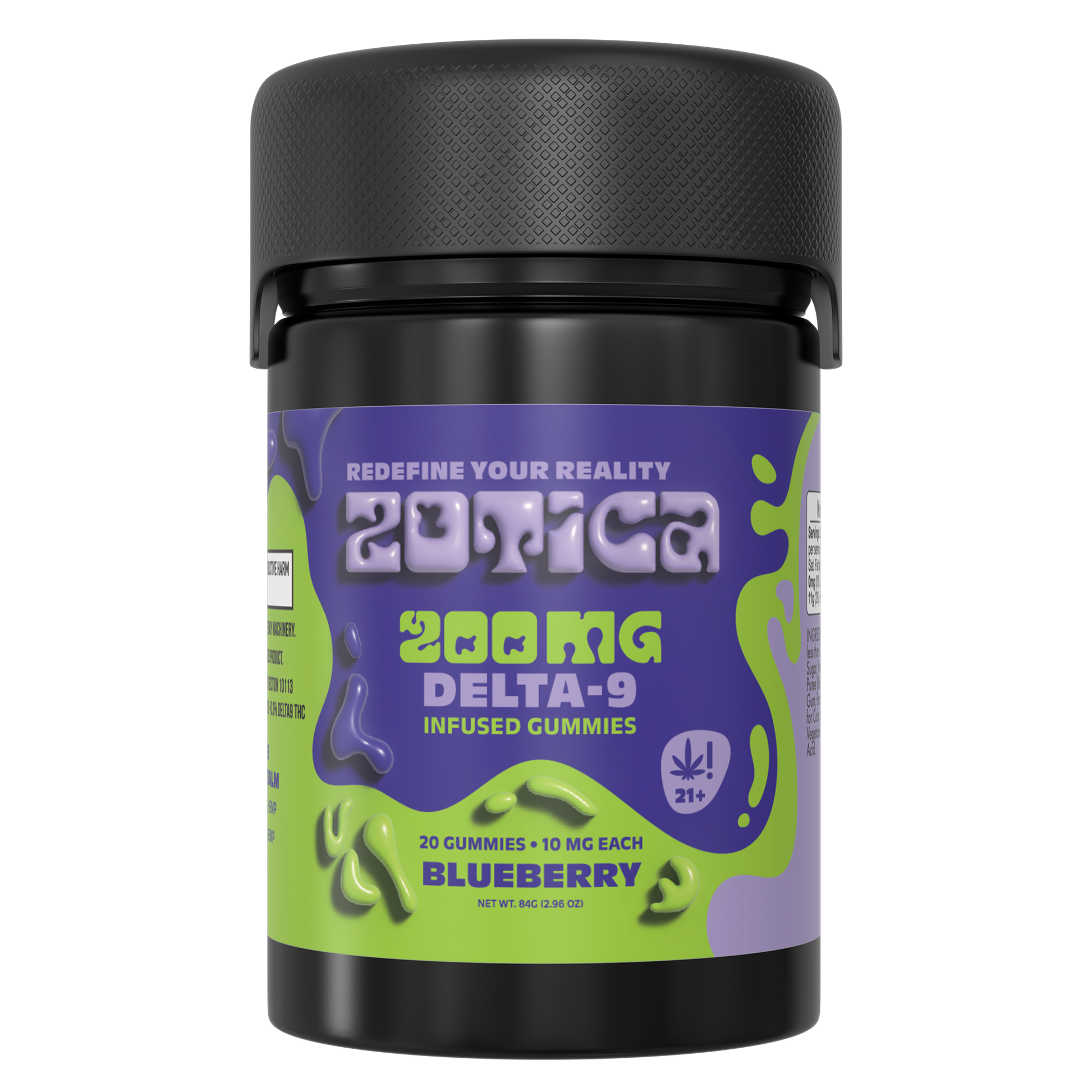 Zotica Delta 9 Blueberry Gummies 200mg