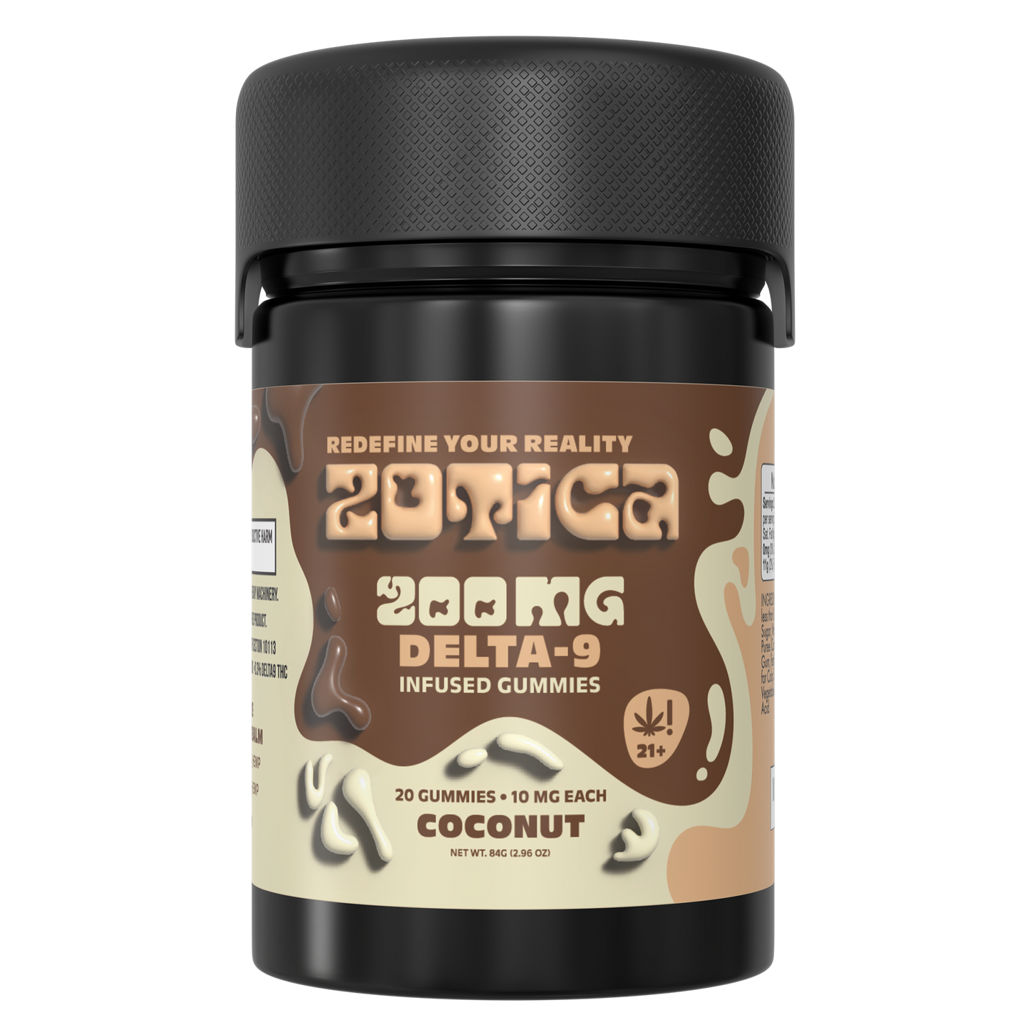 Zotica Delta 9 Coconut Gummies 200mg 20ct