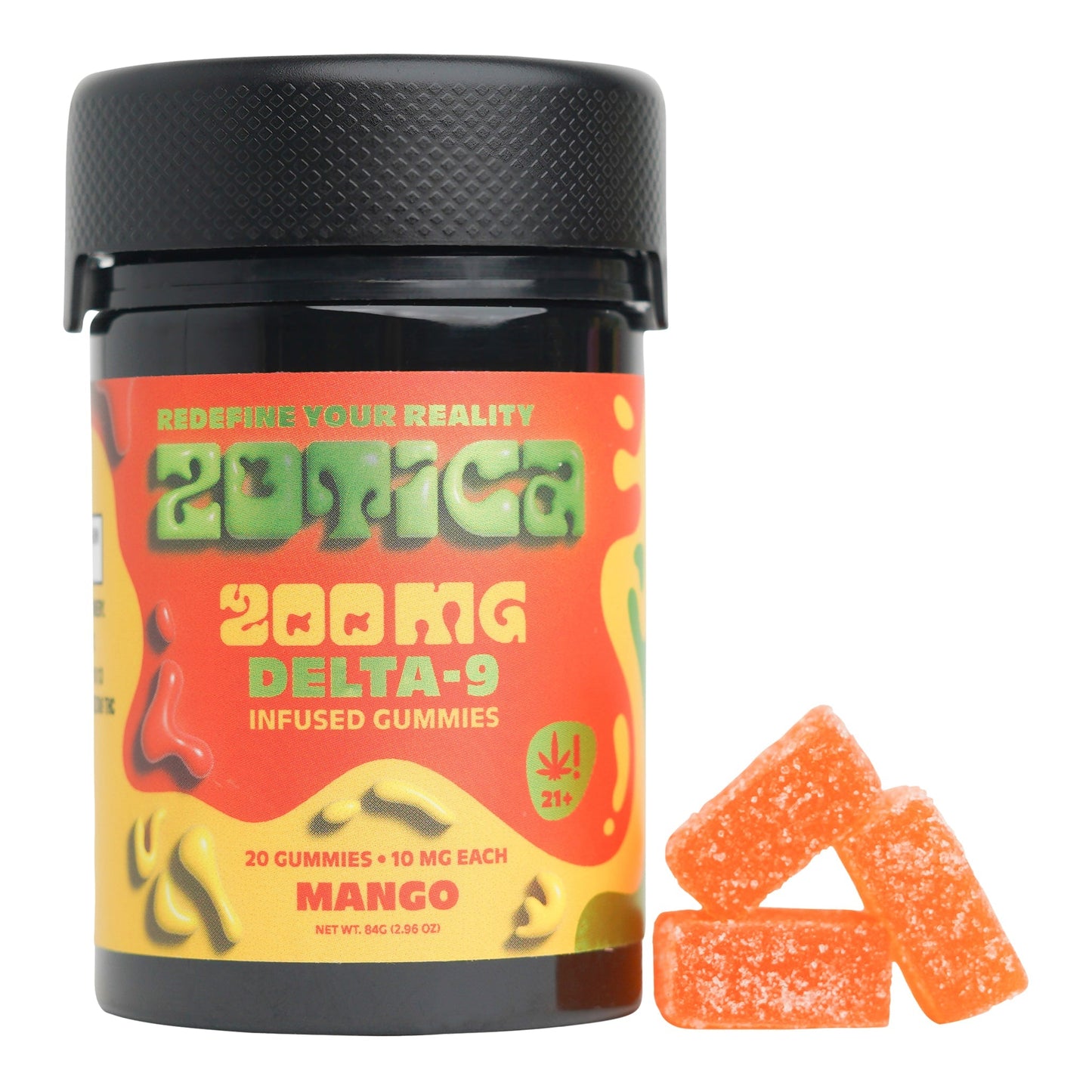 Zotica Mango Delta 9 Gummies 200mg 20ct