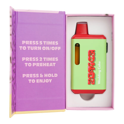 Zotica Green Hulk Wedding Cake THC-A Vaporizer 6000mg