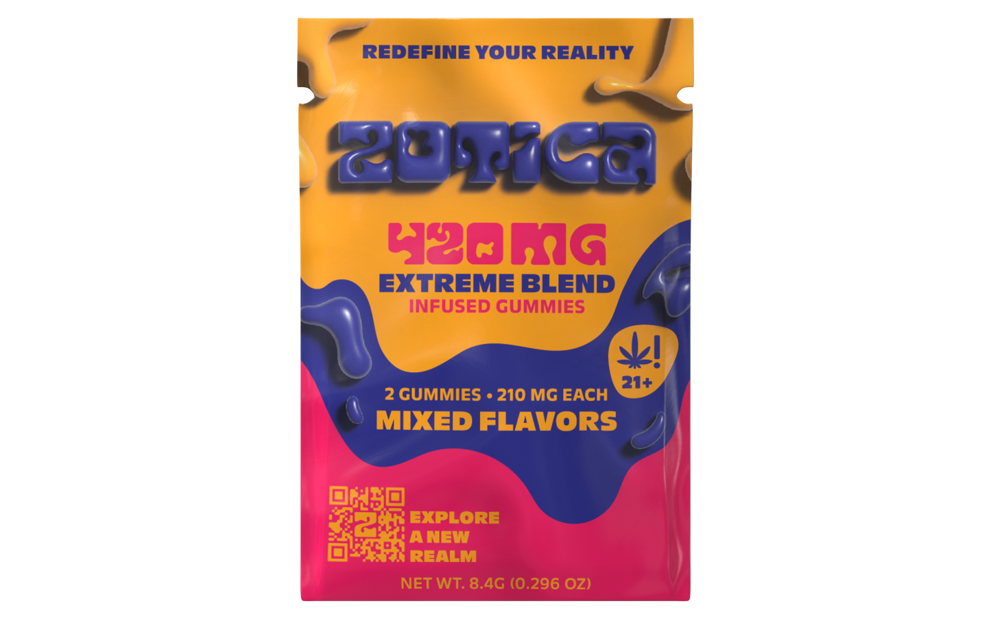 Zotica Extreme Blend Gummies 2ct 420mg