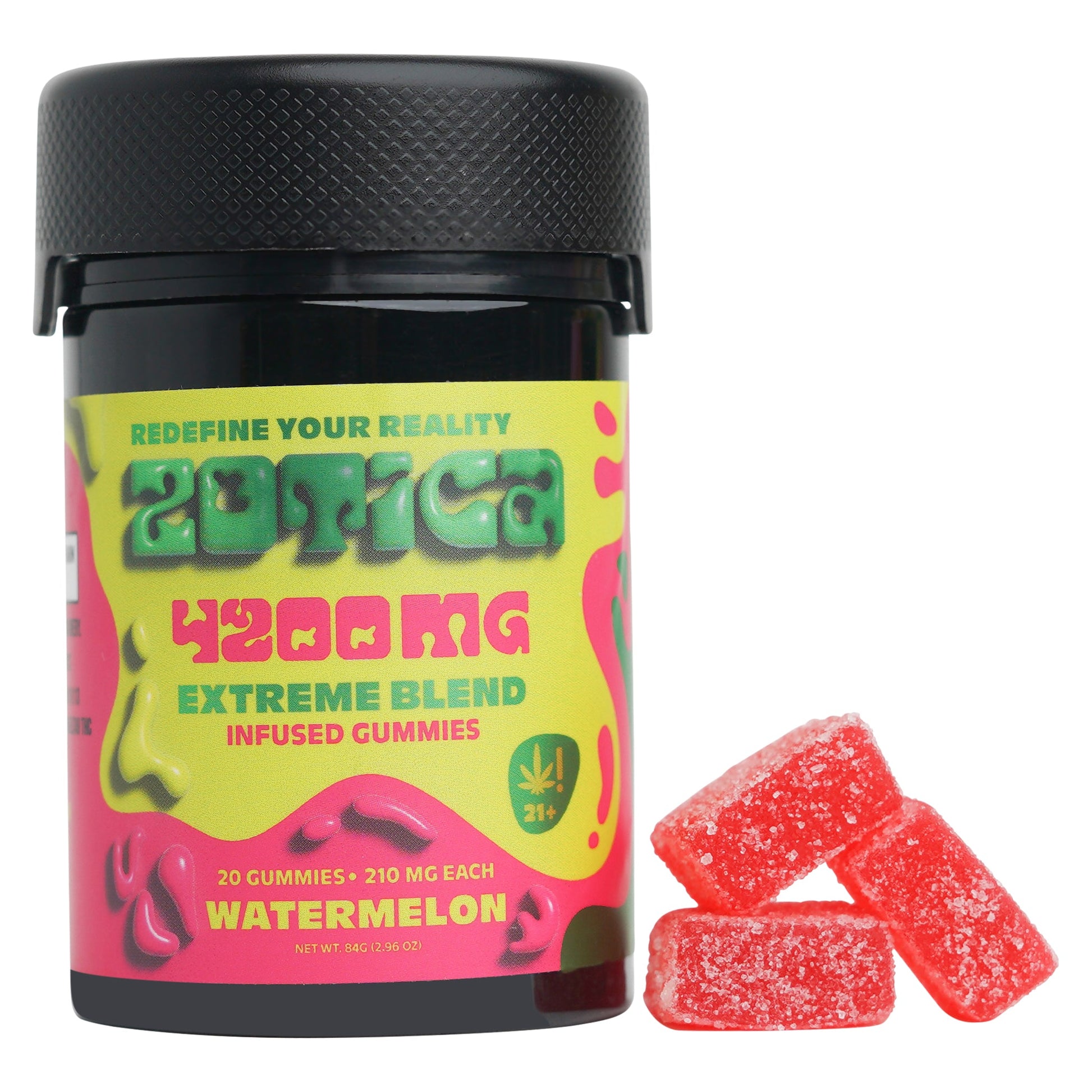 Zotica Extreme Blend Watermelon Gummies 4200mg 20ct