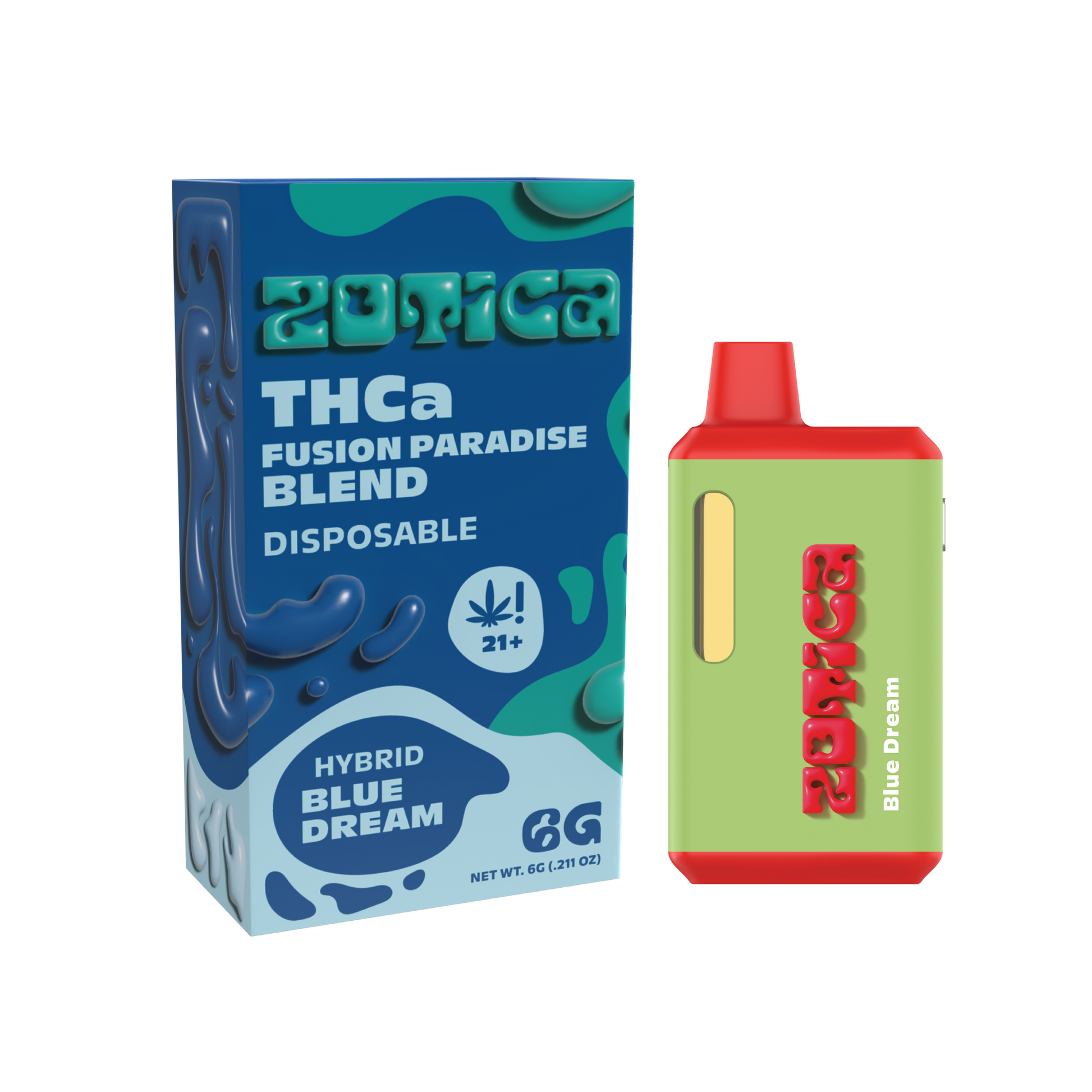 Zotica Blue Dream THC-A Vaporizer 6000mg