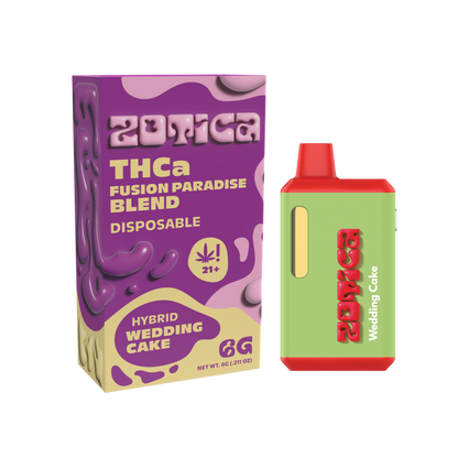 Zotica Green Hulk Wedding Cake THC-A Vaporizer 6000mg