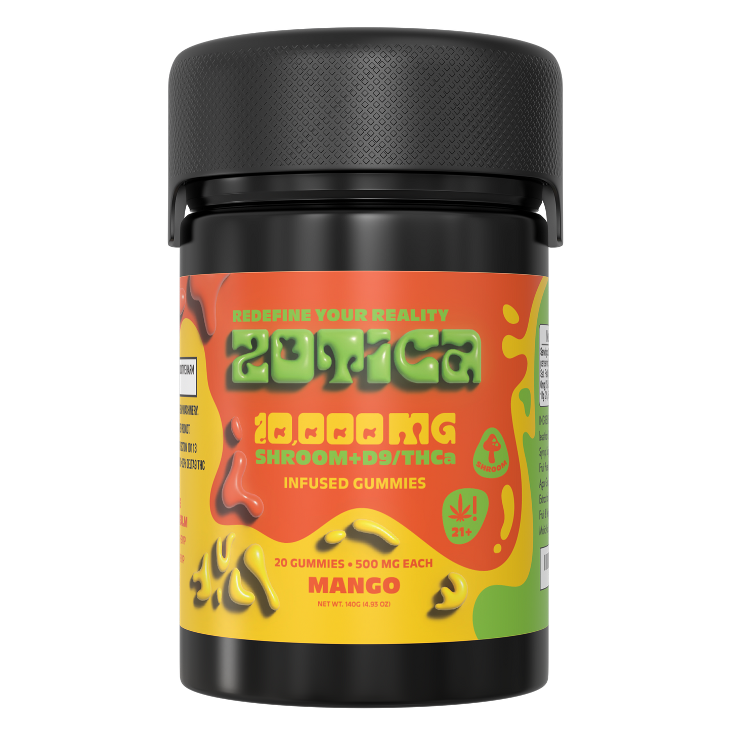 Zotica Mushroom THC-A Blend Gummies 10000mg 20ct