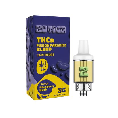 Zotica Paradise Blend Blueberry Kush THC-A Cartridge 3000mg