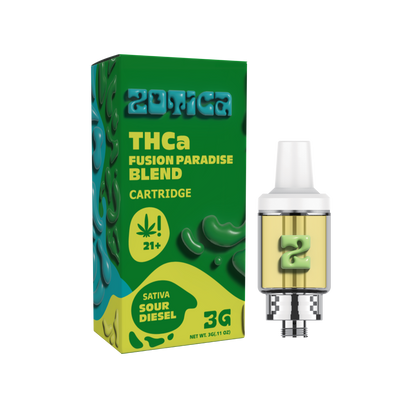 Zotica Paradise Blend Sour Diesel THC-A Cartridge 3000mg