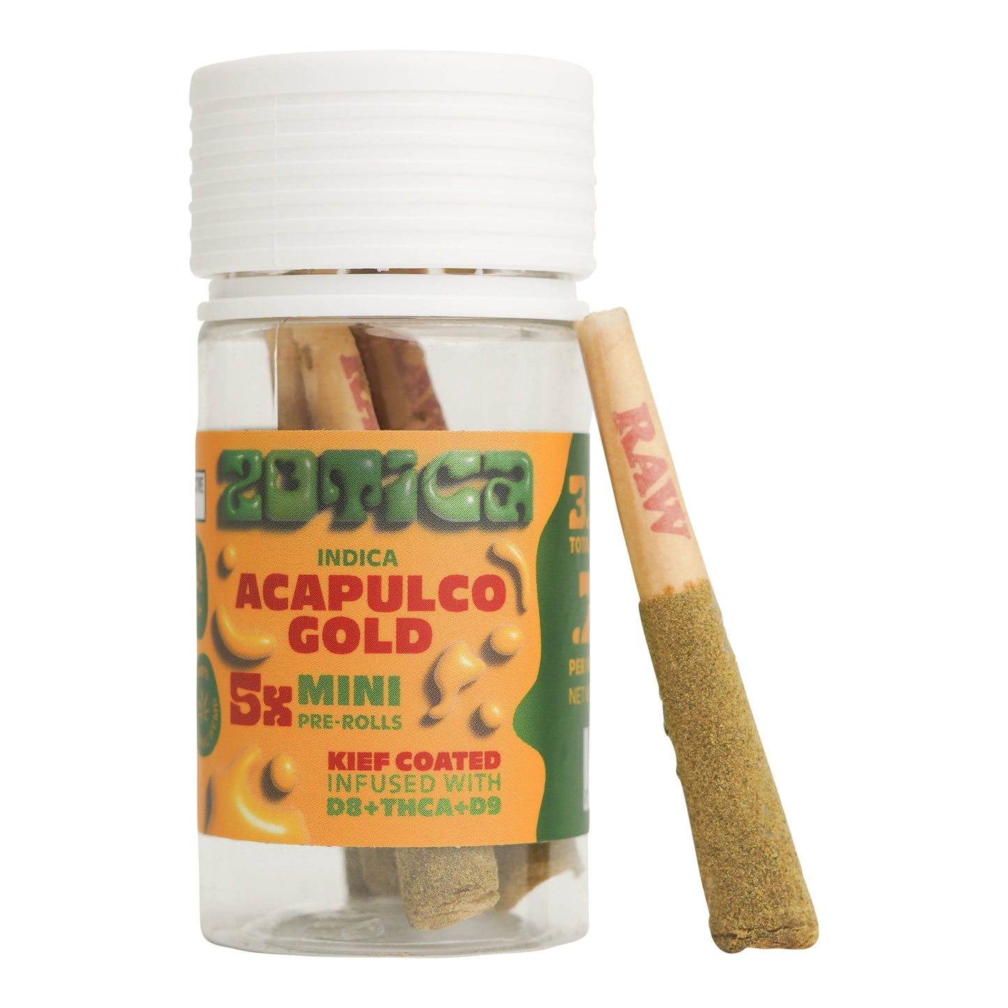 Zotica THC-A Blend Acapulco Gold Mini Pre-Rolls 5ct