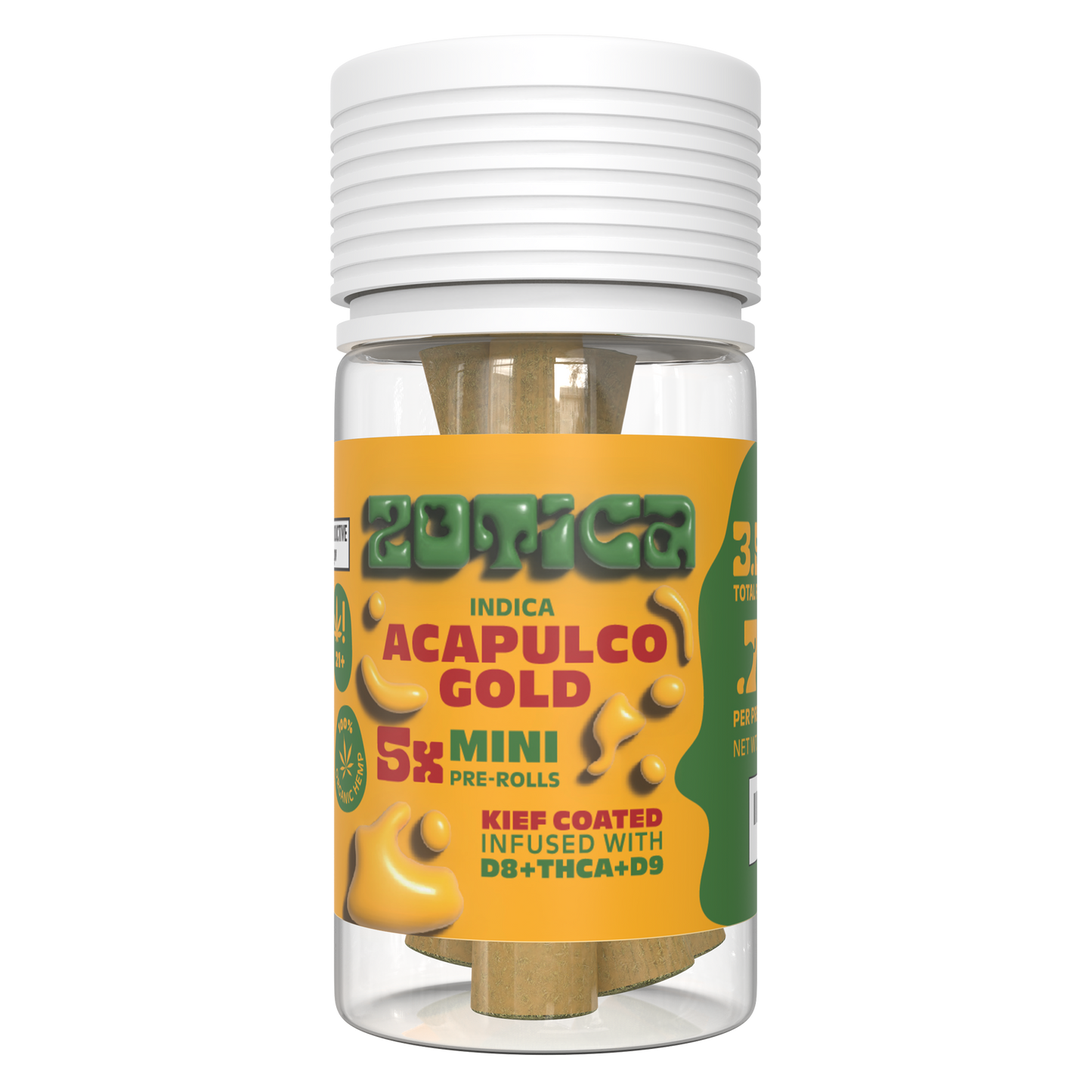 Zotica THC-A Blend Acapulco Gold Mini Pre-Rolls 5ct
