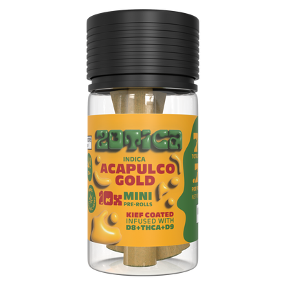 Zotica THC-A Blend Kief Acapulco Gold Mini Pre-Rolls 10ct