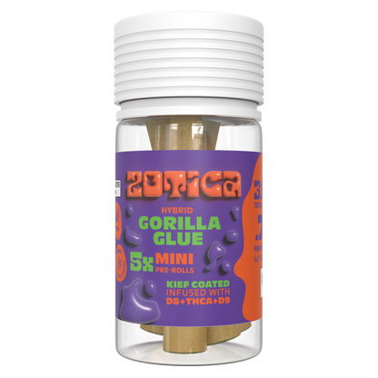 Zotica THC-A Blend Kief Gorilla Glue Mini Pre-Rolls 5ct