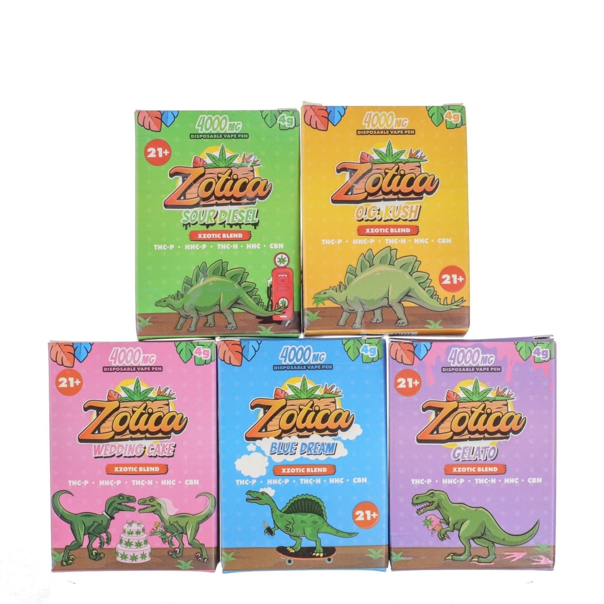 Zotica Xzotic Blend Vaporizer 4000mg